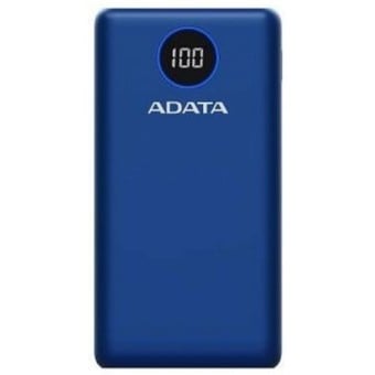 Power Bank ADATA 20,000 mAh Carga Rápida QC 3.0 USB-C Azul - AP20000QCD-DGT-CDB
