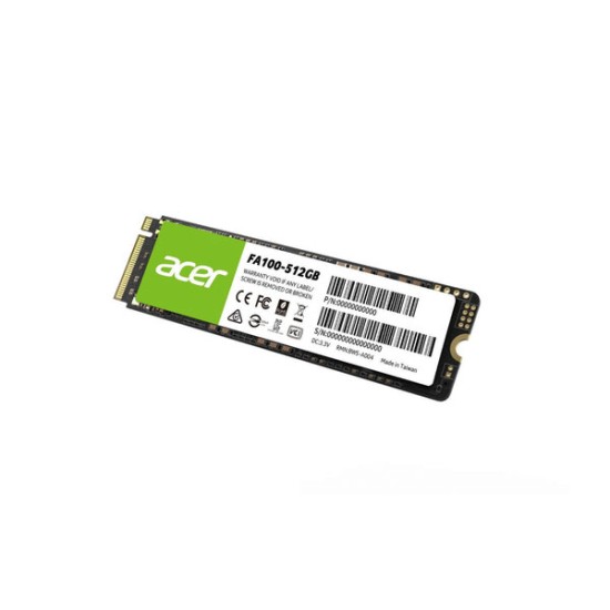 Unidad de Estado Sólido Acer FA100 - M.2 - 512GB - PCI-E 3x4 - BL.9BWWA.119