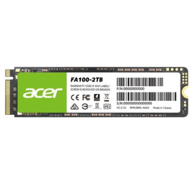 Unidad de Estado Sólido Acer FA100 - M.2 - 2TB - PCI-E 3x4 - BL.9BWWA.121