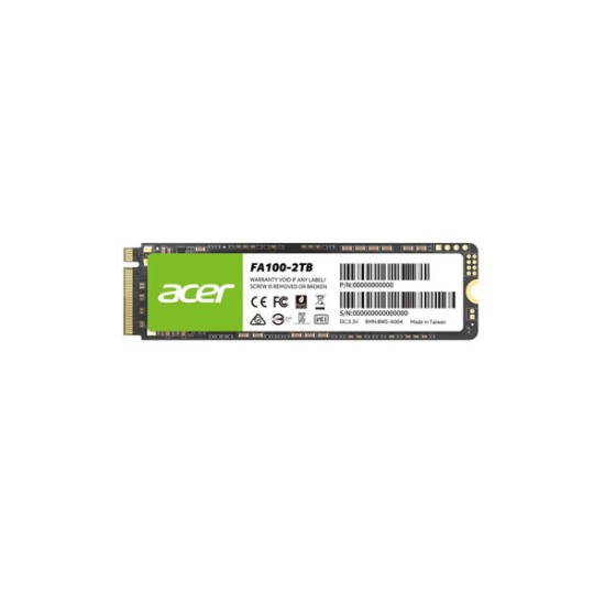 Unidad de Estado Sólido Acer FA100 - M.2 - 2TB - PCI-E 3x4 - BL.9BWWA.121