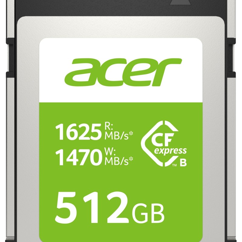 Memoria Compact Flash Express Acer CFE100 - 512GB - PCI-E 3.0 NVMe 1.3 - BL.9BWWA.320