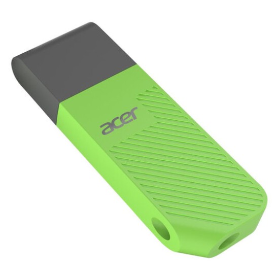 Memoria USB Acer UP300 - 64GB - USB 3.2 - Negro con Verde - BL.9BWWA.558