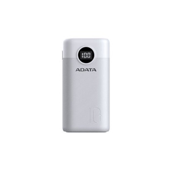 Power Bank ADATA P10000QCD - 10,000mAh - USB-A - USB-C - Blanco - AP10000QCD-DGT-CWH