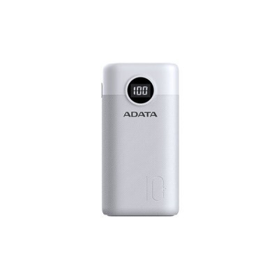 Power Bank ADATA P10000QCD - 10,000mAh - USB-A - USB-C - Blanco - AP10000QCD-DGT-CWH