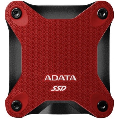 Unidad De Estado Sólido Externo Adata Sd600Q 240Gb Usb 3.1 Rojo - ASD600Q-240GU31-CRD