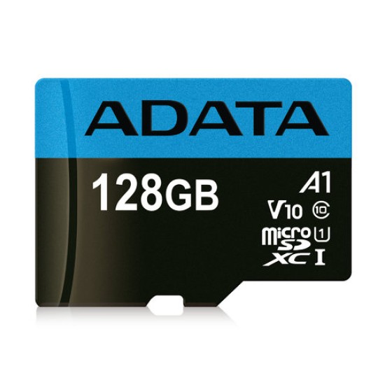 Memoria Flash MicroSDXC ADATA Premier - 128GB - Clase 10 - UHS-I - C/Adaptador - AUSDX128GUICL10A1-RA1