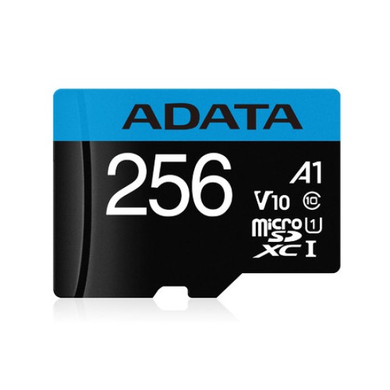 Memoria MicroSDXC ADATA Premier - 256GB - Clase 10 - UHS-I - C/Adaptador - AUSDX256GUICL10A1-RA1