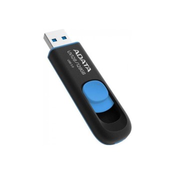 Memoria Usb Adata Dashdrive Uv128 128Gb Usb 3.0 Negro/Azul - AUV128-128G-RBE