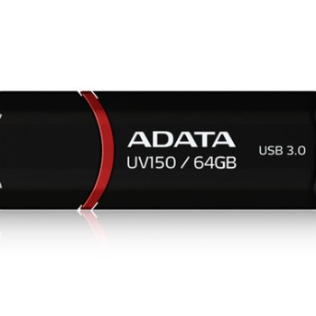 Memoria USB ADATA DashDrive UV150 64GB USB 3.0 Negro - AUV150-64G-RBK