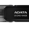 Memoria USB ADATA UV240 - 64GB - USB 2.0 - Negro - AUV240-64G-RBK Memoria USB ADATA UV240 - 64GB - USB 2.0 - Negro - AUV240-64G-RBK