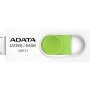 Memoria Usb Adata Uv320 64Gb Usb 3.2 Blanco/Verde - AUV320-64G-RWHGN