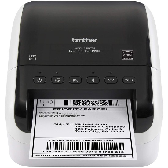 Impresora de Etiquetas Brother QL-1110NWB - 69PPM - Térmica Directa - USB 2.0 - Bluetooth - QL1110NWB