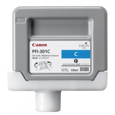 Tinta Canon Pfi 301 Cian 330Ml - 1487B001AA