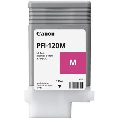 Tinta Canon PFI-120M - Magenta - 130ML - 2887C001AA