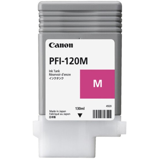 Tinta Canon PFI-120M - Magenta - 130ML - 2887C001AA