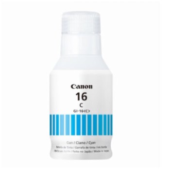 Tinta Canon GI-16 Cian 70ML Original para MAXIFY GX7010 - Modelo 4418C001AA