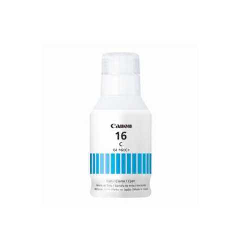 Tinta Canon GI-16 Cian 70ML Original para MAXIFY GX7010 - Modelo 4418C001AA