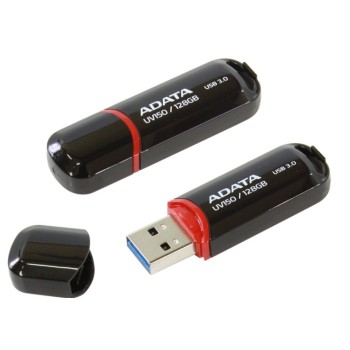 Memoria Usb Adata Auv150 128Gb Color Negro 3.2 - AUV150-128G-RBK