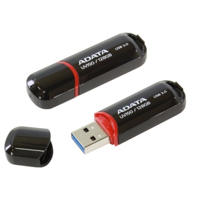 Memoria Usb Adata Auv150 128Gb Color Negro 3.2 - AUV150-128G-RBK