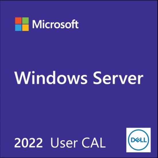 Dell Microsoft Windows Server 2019/2022 Standard or Datacenter - 5 Usuarios CAL - 634-BYKS