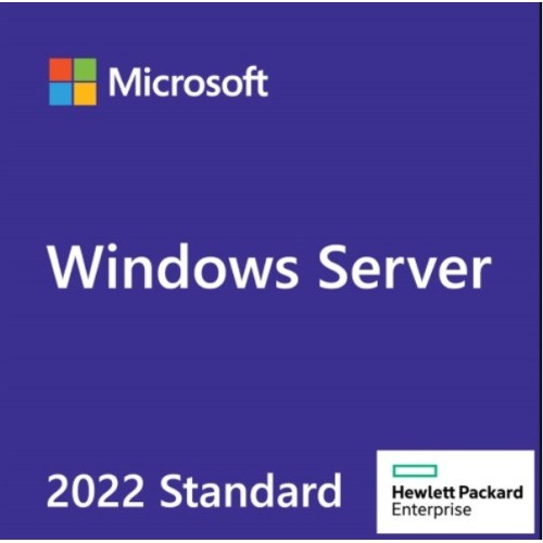Licencia Windows Server 2022 Standard HPE - 16 núcleos - 4 idiomas - OEM ROK - Modelo P46171-DN1