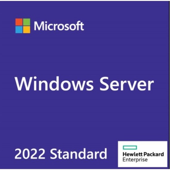 HPE Microsoft Windows Server 2022 Standard Edition - 1 Licencia - 4 idiomas - 16 Nucleos - OEM - ROK - P46171-DN1