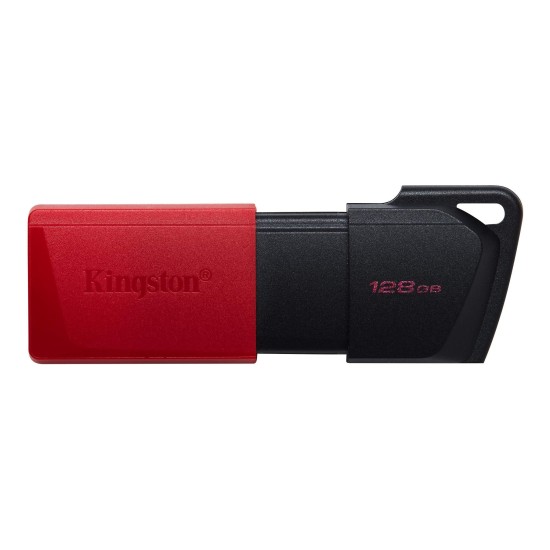 Memoria USB Kingston DataTraveler Exodia M - 128GB - USB 3.2 - Negra con Rojo - DTXM/128GB