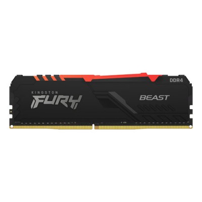 Memoria RAM Kingston FURY Beast RGB - DDR4 - 8GB - 2666MHz - KF426C16BBA/8