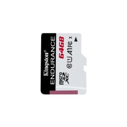 Memoria MicroSDXC Kingston High Endurance 64GB Clase 10 UHS-I A1 - SDCE/64GB