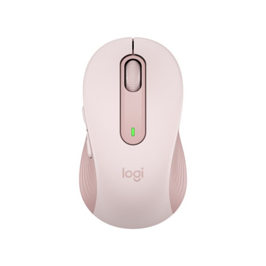 Mouse Logitech M650 Medium - Inalámbrico - USB - 5 Botones - Rosa - 910-006251