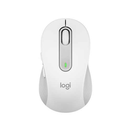 Mouse Logitech M650 Medium - Inalámbrico - USB - 5 Botones - Blanco - 910-006252