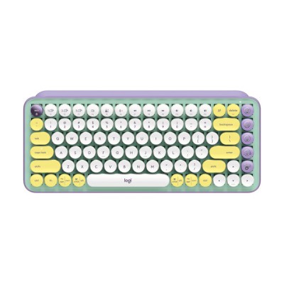 Teclado Logitech Pop Keys - Inalámbrico - Daydream - 920-010714