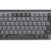 Teclado Mecánico Logitech MX Mini - Inalámbrico - Bluetooth - USB - Gris - 920-010846