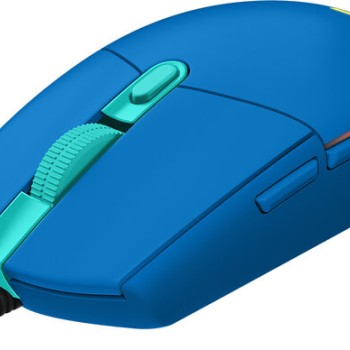 Mouse Gamer Logitech G203 Lightsync RGB 8000 DPI 6 Botones Azul - Modelo 910-005795