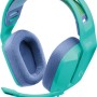 Diadema Gamer Logitech G335 - Alámbrico - Micrófono - Menta - 981-001023