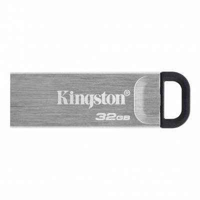Memoria Usb Kingston Datatraveler Kyson 32Gb Usb 3.2 Gen 1 Plata Con Negro - DTKN/32GB