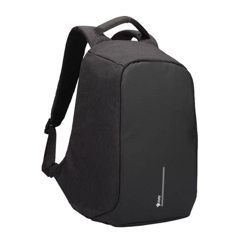 Mochila Antirrobo Stylos STABAP1B - Universal - USB - Negro - STABAP1B