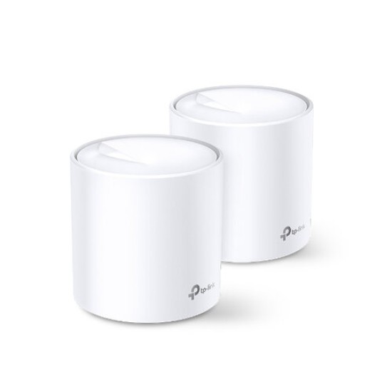 Sistema Wi-Fi TP-LINK Deco X20 - 2,4/5GHz - 1201 Mbit/s - 2x RJ-45 - 2 Piezas  - DECO X20(2-PACK)