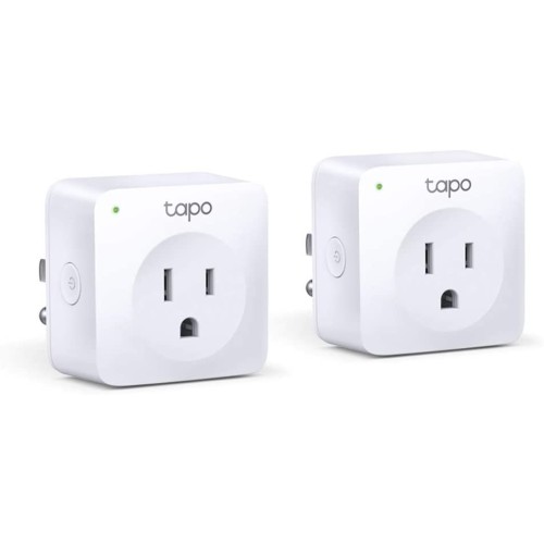 Enchufe Inteligente TP-LINK Tapo P100 Wi-Fi - Compatible con Google Home y Alexa - Pack de 2