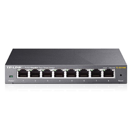 Switch TP-LINK SG108E - 8 Puertos - Gigabit - No Gestionado - TL-SG108E