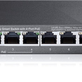 Switch TP-LINK 8 Puertos Gigabit con PoE+ Gestionado TL-SG108PE Switch TP-LINK 8 Puertos Gigabit con PoE+ Gestionado TL-SG108PE
