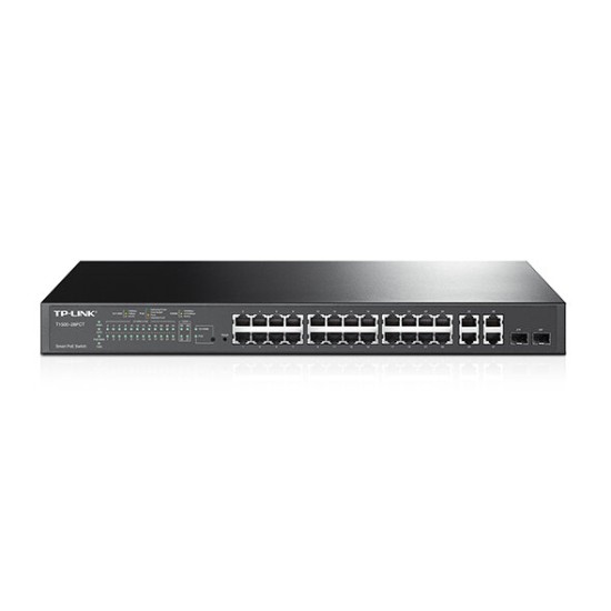 Switch TP-LINK TL-SL2428P - 24 Puertos - Fast Ethernet - 2 SFP - Gestionado - TL-SL2428P