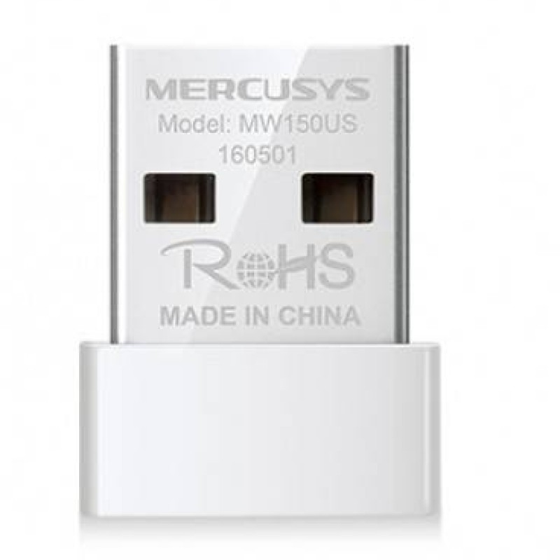 Adaptador De Red Mercusys Mw150Us Usb 2.0 Inalámbrica 150 Mbps 802.11N/G/B - MW150US