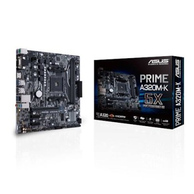 Motherboard Asus Prime A320M K 2Ddr4 Socam4 M/Atx 2Ps2 Vga Hdmi - PRIME-A320MK