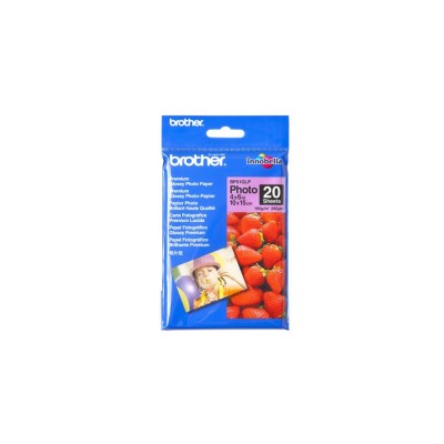 Papel Fotográfico Brother Glossy Premium 4p X 6p Gramaje De 190G/M2 20 Hojas - BP61GLP