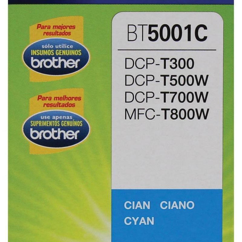 Botella De Tinta Brother Bt5001C Cian - BT5001C