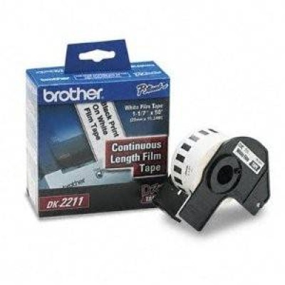 Cinta Brother Dk2211 Texto Negro Sobre Fondo Blanco 29Mm X 15Mts. - DK2211