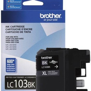 Cartucho de Tinta Brother Negro LC103BK Alto Rendimiento para Impresoras MFC-J4510DW