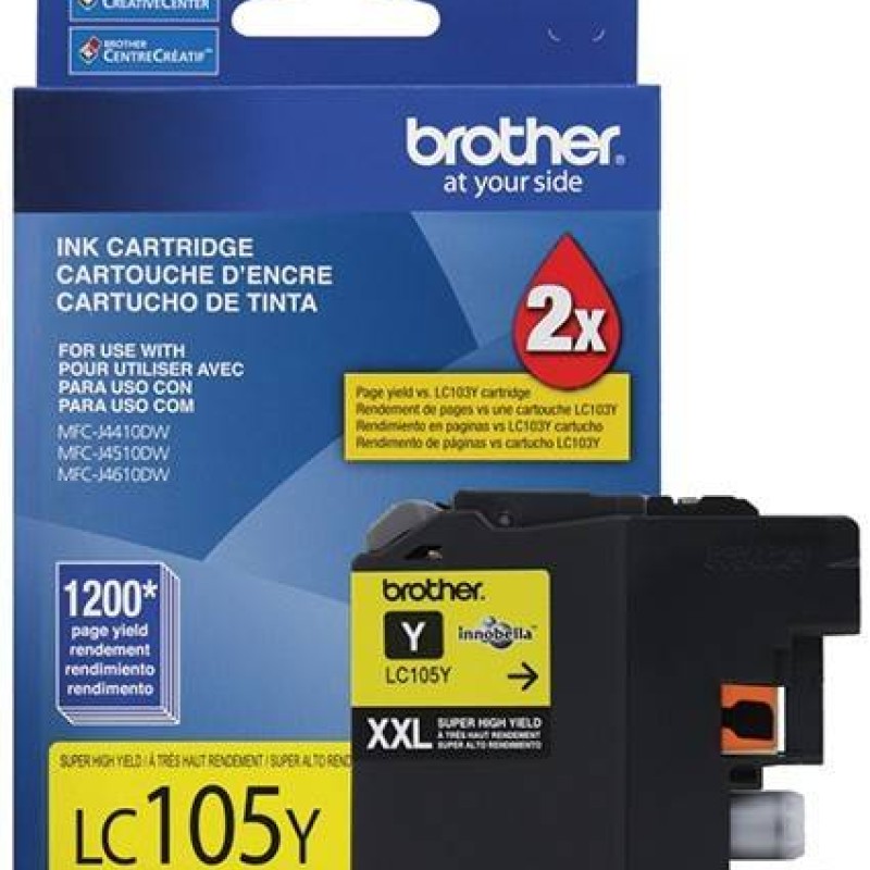 Tinta Brother Lc105Y Amarillo - LC105Y