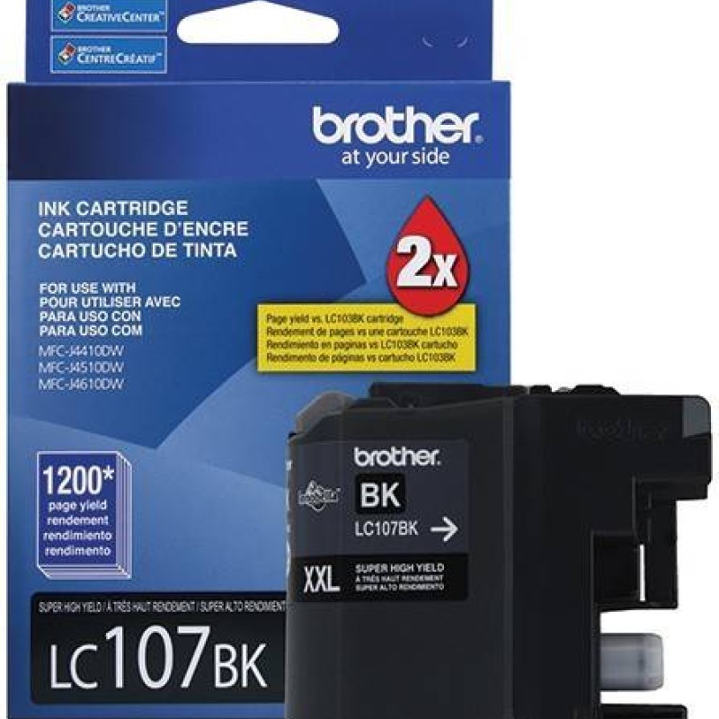 Tinta Brother Lc107Bk Negro - LC107BK